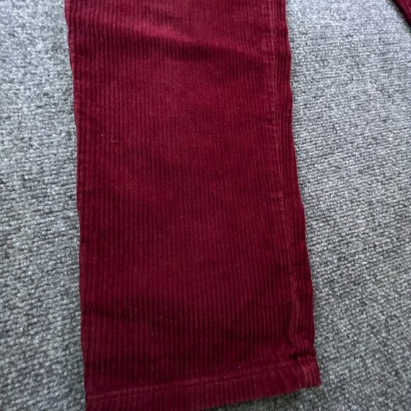 Eddie Bauer Women’s Size 6 Red Corduroy Pants Tapered Cotton w Pockets Ladies - Picture 7 of 16